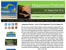 Tablet Screenshot of happinesspodcast.org